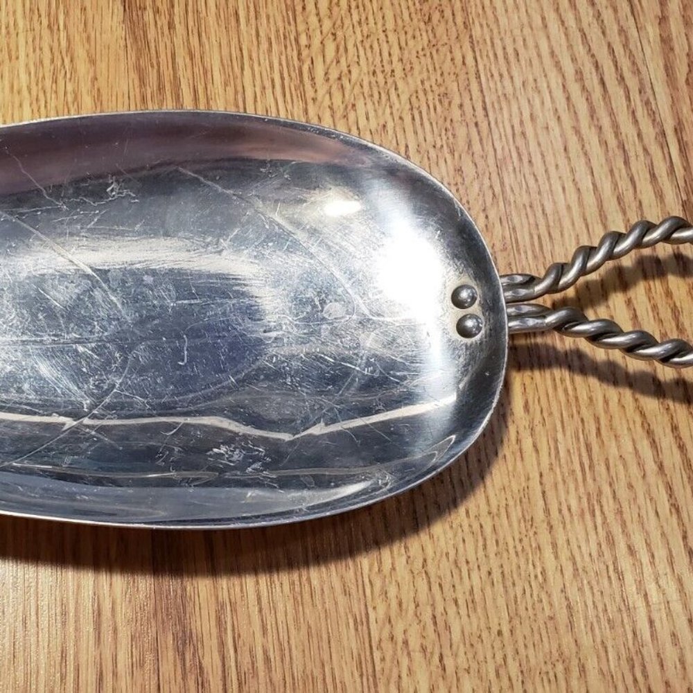 Vintage Leaf Plate Candy Dish